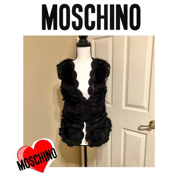 MOSCHINO mink fur vest&FREE GIFT - Picture 1 of 8